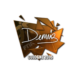Sticker | dennis (Foil) | Cologne 2016