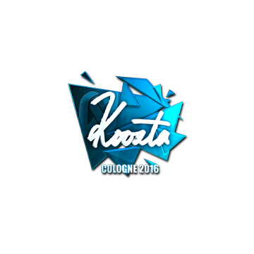 Sticker | koosta (Foil) | Cologne 2016