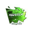 Sticker | markeloff (Foil) | Cologne 2016