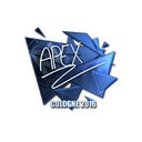Sticker | apEX (Foil) | Cologne 2016