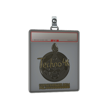 Sticker Slab | Techno4K (Gold) | Copenhagen 2024