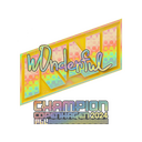 Sticker | w0nderful (Holo, Champion) | Copenhagen 2024