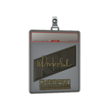 Sticker Slab | w0nderful (Gold, Champion) | Copenhagen 2024