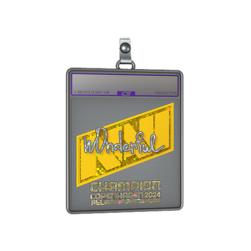 Sticker Slab | w0nderful (Glitter, Champion) | Copenhagen 2024