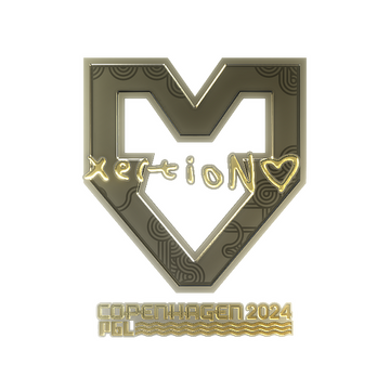 Sticker | xertioN (Gold) | Copenhagen 2024