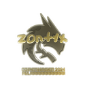 Sticker | zont1x (Gold) | Copenhagen 2024
