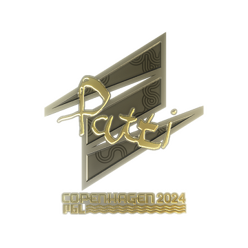 Sticker | Patti (Gold) | Copenhagen 2024