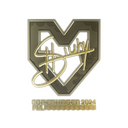 Sticker | siuhy (Gold) | Copenhagen 2024