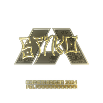 Sticker | STYKO (Gold) | Copenhagen 2024