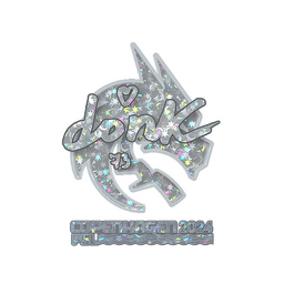 Sticker | donk (Glitter) | Copenhagen 2024
