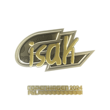 Sticker | isak (Gold) | Copenhagen 2024