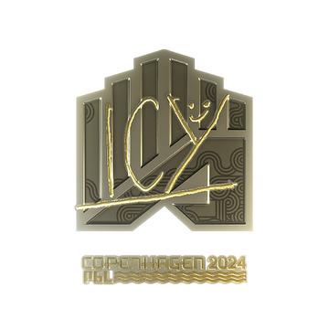 Sticker | ICY (Gold) | Copenhagen 2024