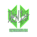 Sticker | HEN1 (Glitter) | Copenhagen 2024