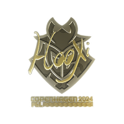 Sticker | HooXi (Gold) | Copenhagen 2024