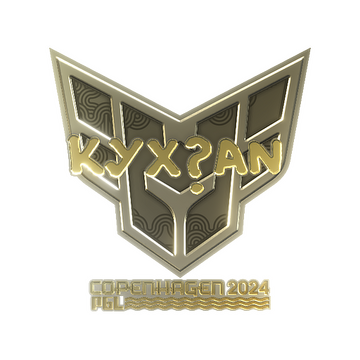 Sticker | kyxsan (Gold) | Copenhagen 2024