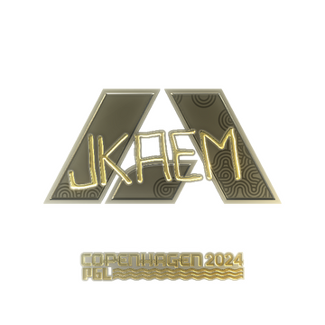 Sticker | jkaem (Gold) | Copenhagen 2024
