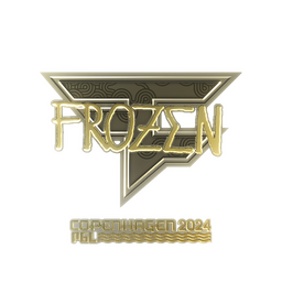Sticker | frozen (Gold) | Copenhagen 2024