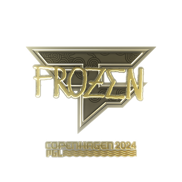 Sticker | frozen (Gold) | Copenhagen 2024
