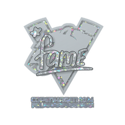 Sticker | fame (Glitter) | Copenhagen 2024