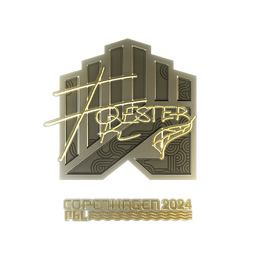 Sticker | Forester (Gold) | Copenhagen 2024