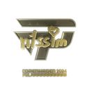 Sticker | n1ssim (Gold) | Copenhagen 2024