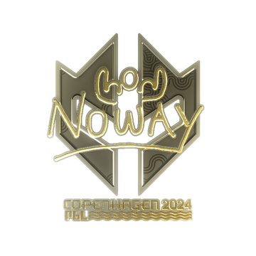 Sticker | noway (Gold) | Copenhagen 2024