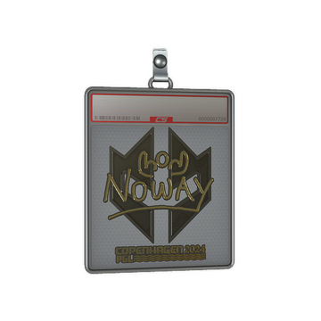 Sticker Slab | noway (Gold) | Copenhagen 2024