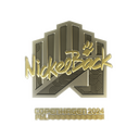 Sticker | NickelBack (Gold) | Copenhagen 2024