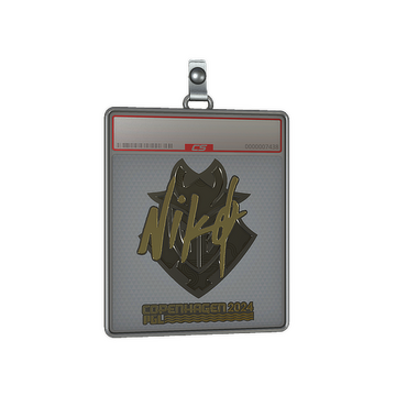 Sticker Slab | NiKo (Gold) | Copenhagen 2024