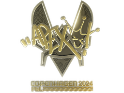 Steam Community Market :: Listings for Sticker | apEX (Gold