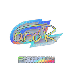 Sticker | acoR (Holo) | Copenhagen 2024