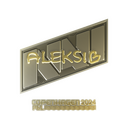 Sticker | Aleksib (Gold) | Copenhagen 2024