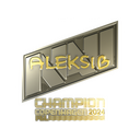 Sticker | Aleksib (Gold, Champion) | Copenhagen 2024