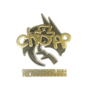 Sticker | chopper (Gold) | Copenhagen 2024