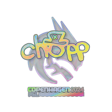 Sticker | chopper (Holo) | Copenhagen 2024