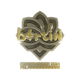 Sticker | b4rtiN (Gold) | Copenhagen 2024