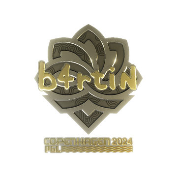 Sticker | b4rtiN (Gold) | Copenhagen 2024