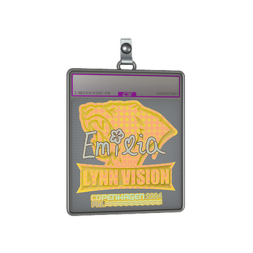 Sticker Slab | EmiliaQAQ (Holo) | Copenhagen 2024