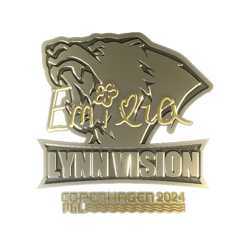 Sticker | EmiliaQAQ (Gold) | Copenhagen 2024