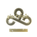 Sticker | electronic (Gold) | Copenhagen 2024