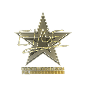 Sticker | EliGE (Gold) | Copenhagen 2024