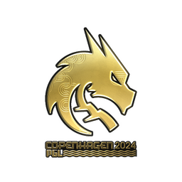 Sticker | Team Spirit (Gold) | Copenhagen 2024