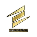 Sticker | ECSTATIC (Gold) | Copenhagen 2024