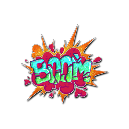 Sticker | Go Boom (Glitter)