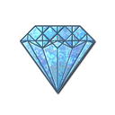 Sticker | Blue Gem (Glitter)