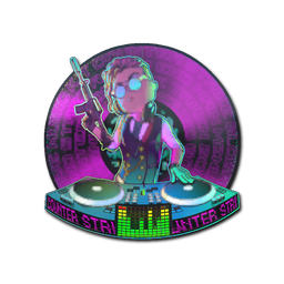 Sticker | DJ Safecracker (Lenticular)