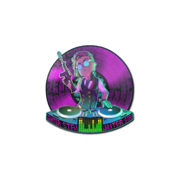 Sticker | DJ Safecracker (Lenticular)