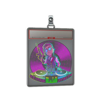 Sticker Slab | DJ Safecracker (Lenticular)