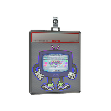 Sticker Slab | Global TV (Lenticular)