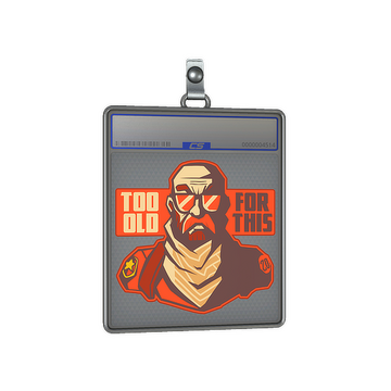 Sticker Slab | Too Old for This